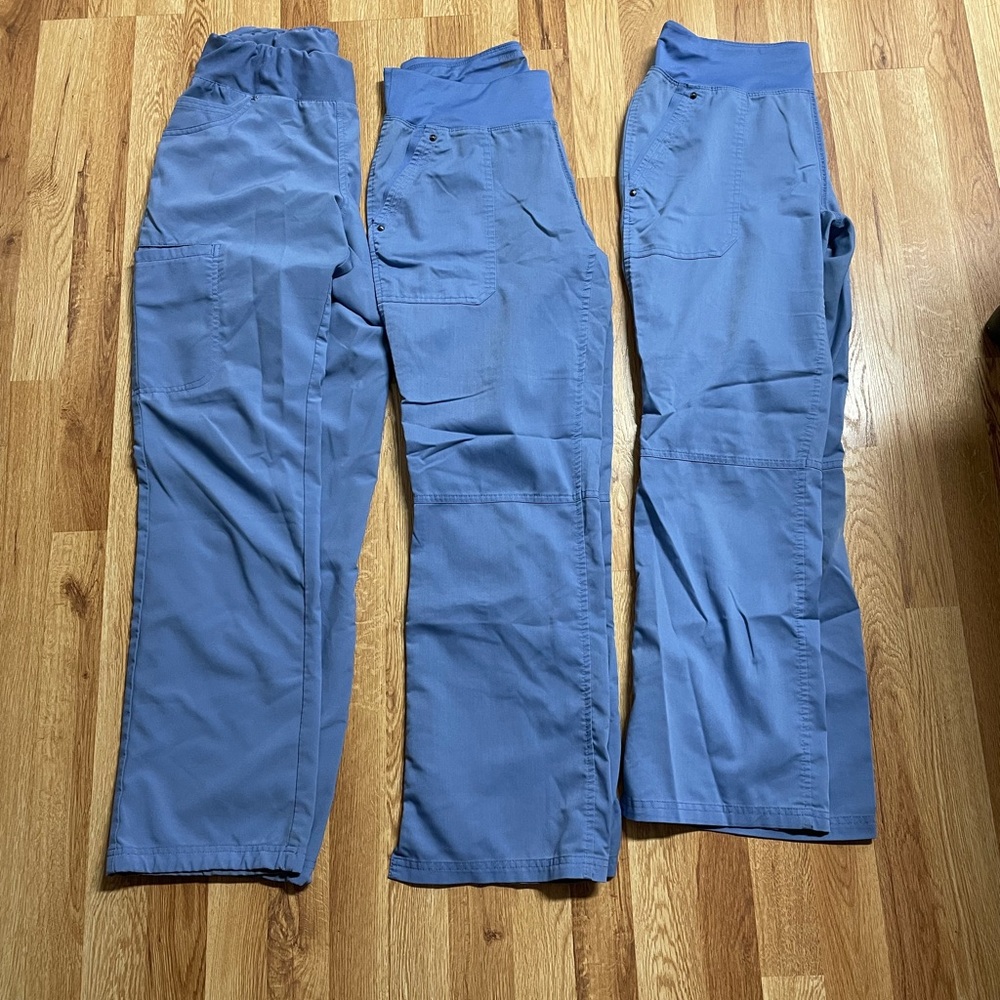 Small Ceil Blue Scrubs Bundle of 3